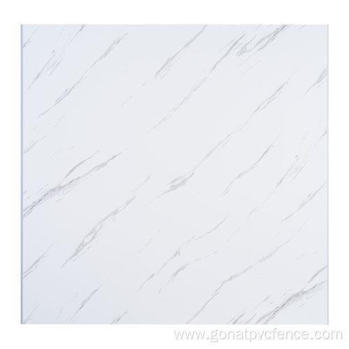 Light White Marble PVC Wall Panel
